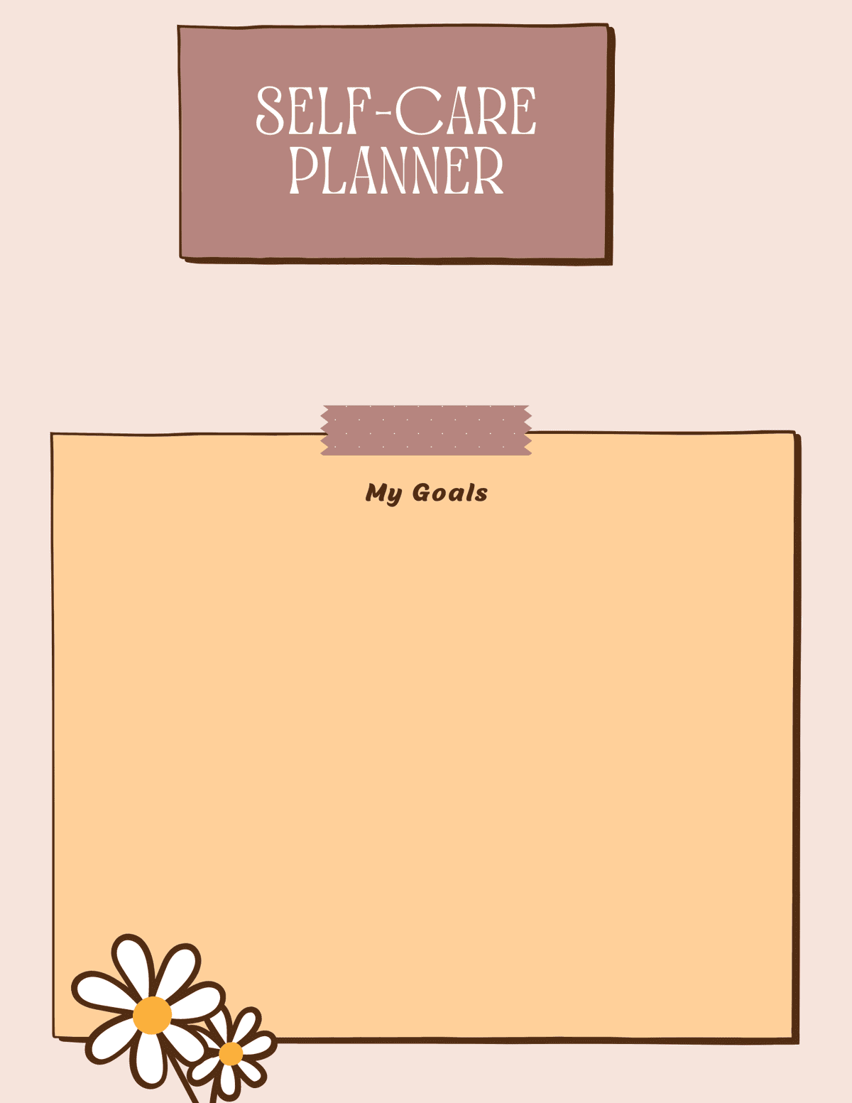 self care planner