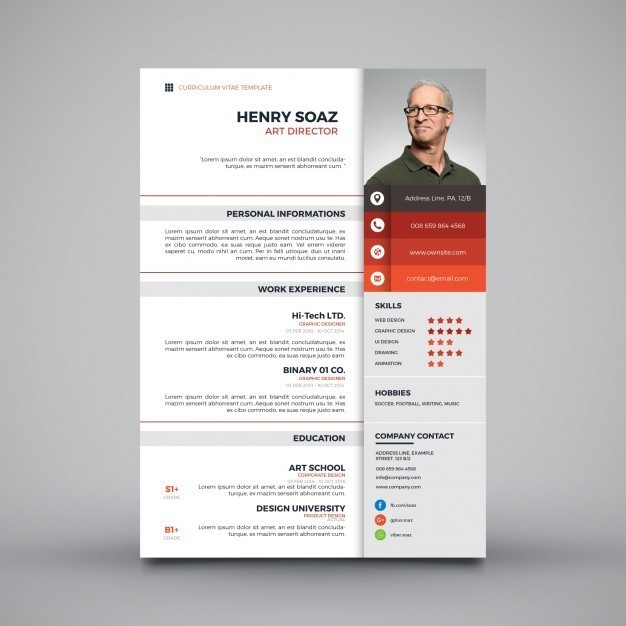 simple-cv-tamplte-moderne_1051-1387