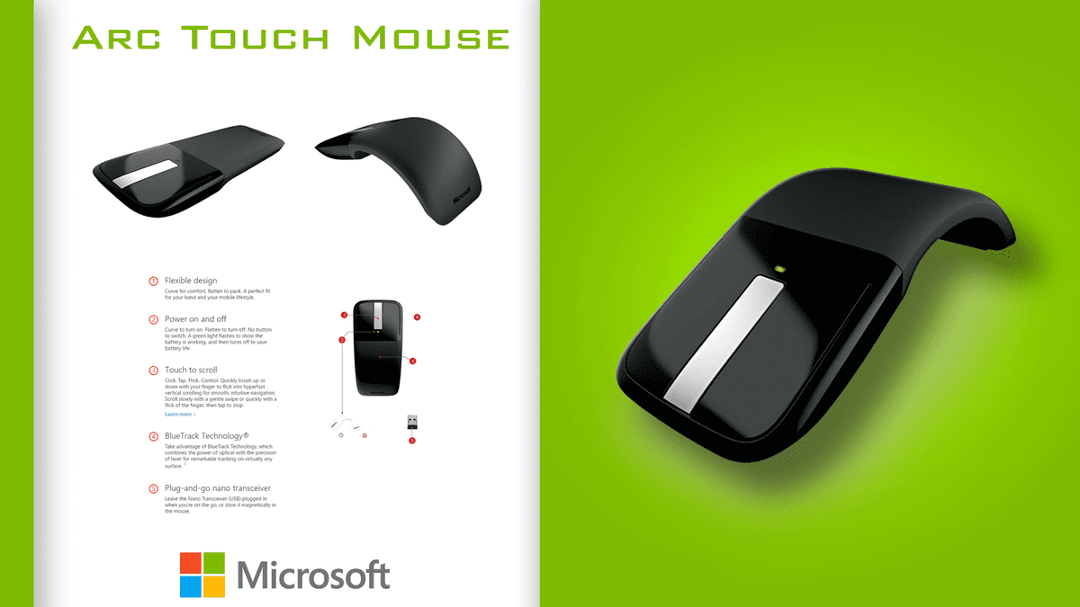 بوستر اعلاني ( Arc Mouse Touch )