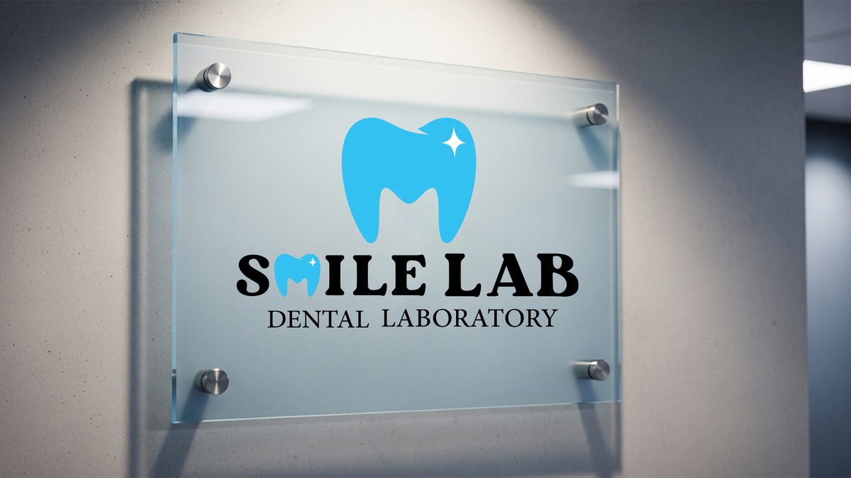 smile lab logo for dentist clinic