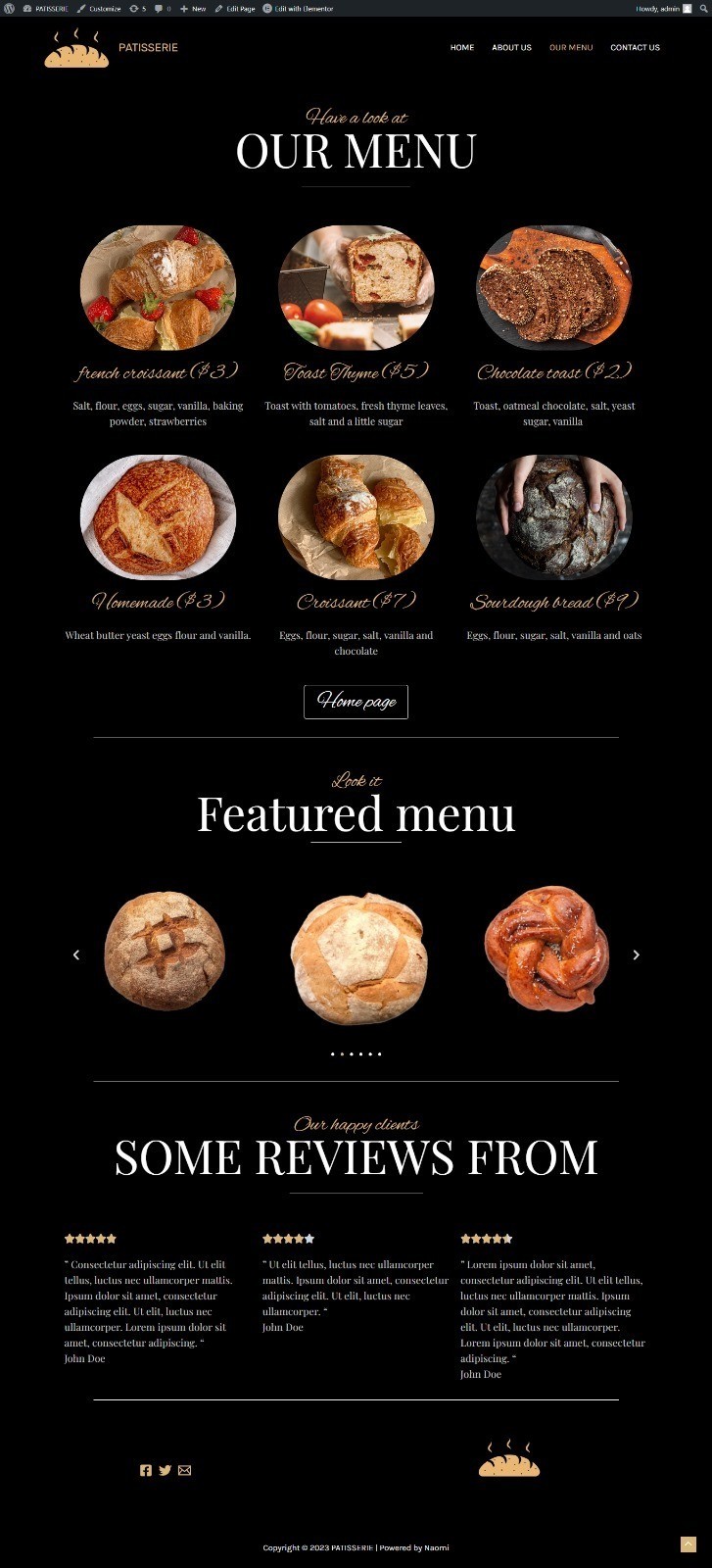 our_menu