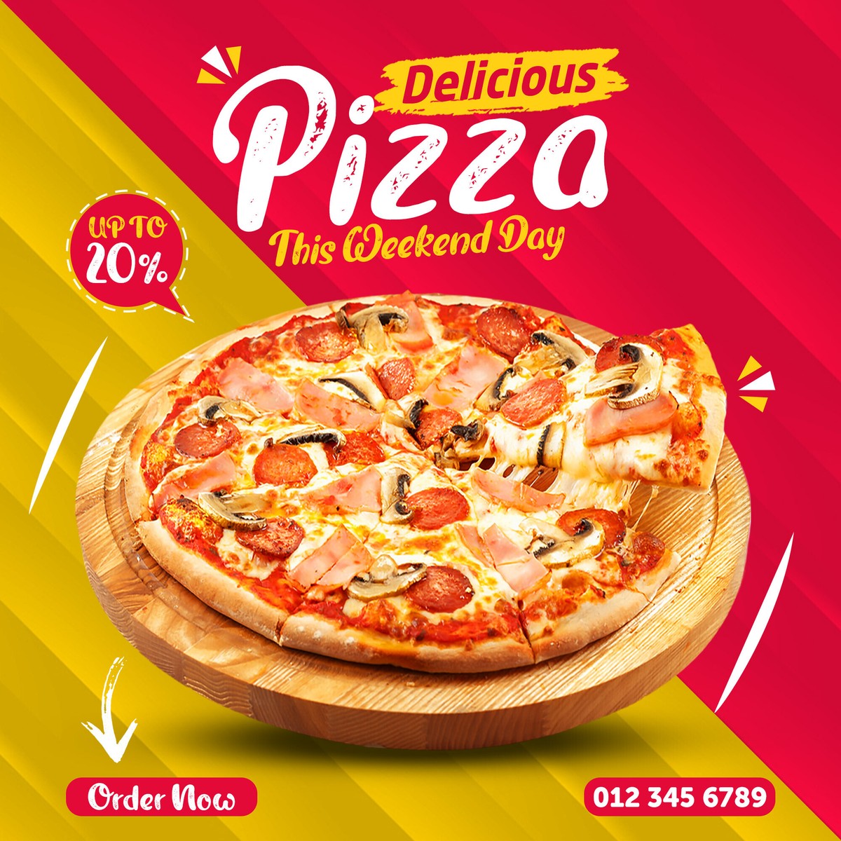 Social_Media_Design_Post_-_Delicous_Pizza