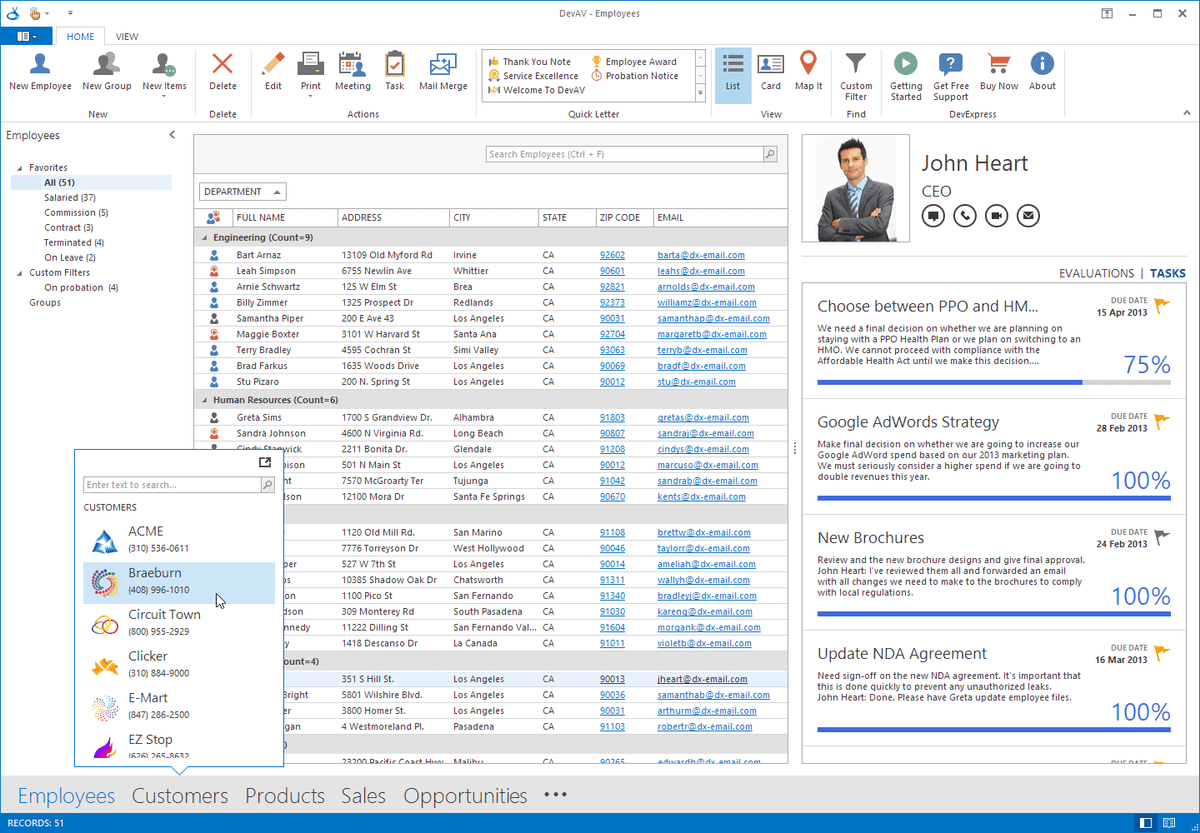WinForms-Outlook-Inspired-Apps