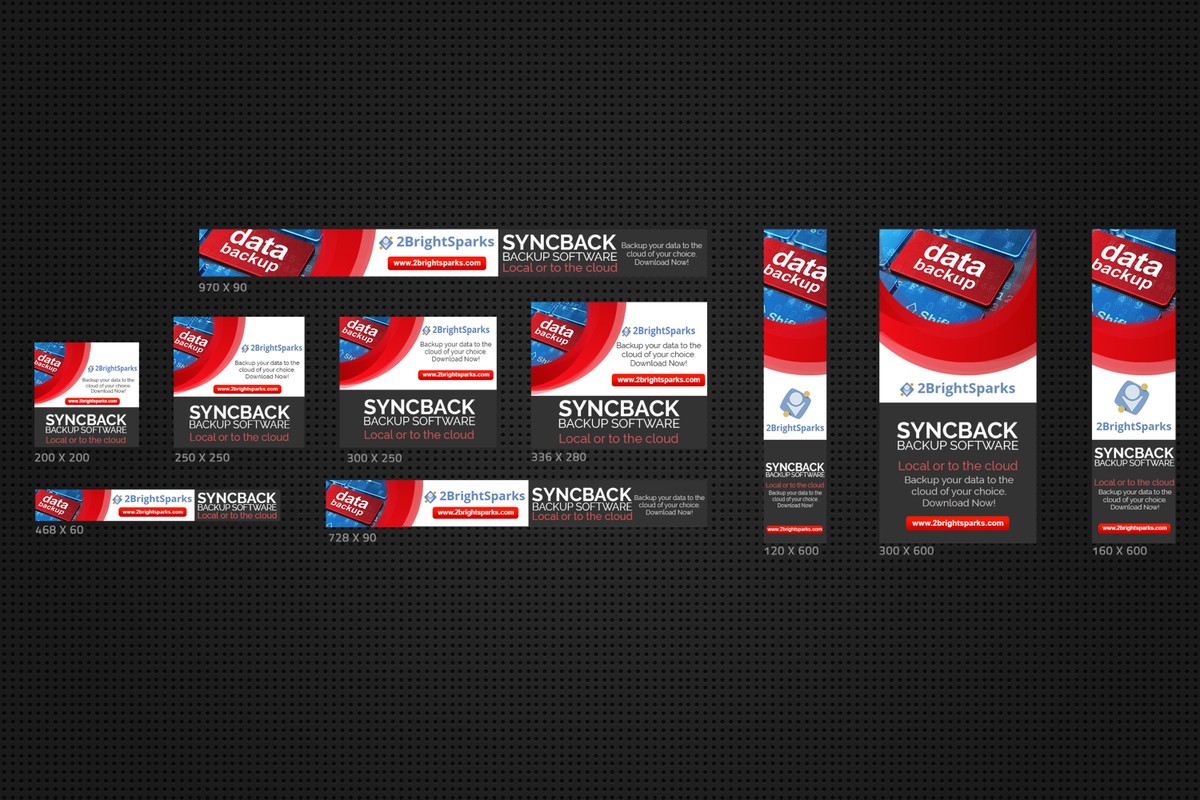 تصميم 10 احجام اعلانات جوجل ادوردس