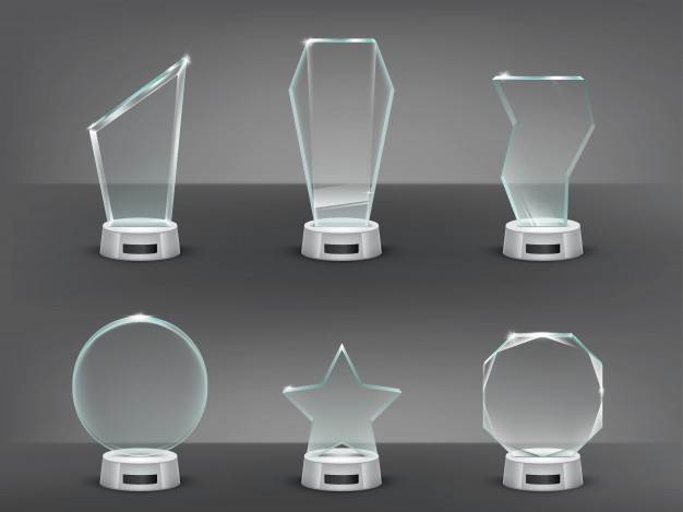 collection-vector-illustration-of-modern-glass-trophies-prizes_1441-210