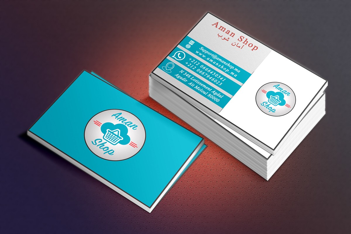 كرت فيزيت Aman Shop