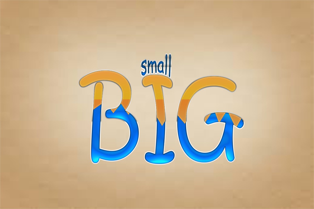 شعار big small