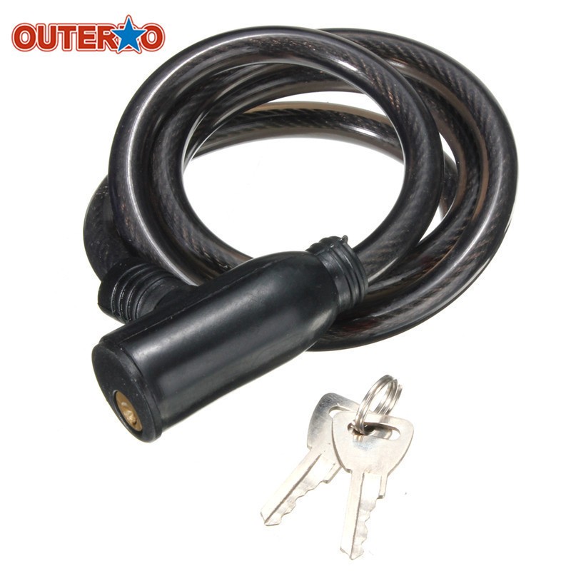 OUTERDO-MTB-Bicycle-Cycling-Lock-Bike-Steel-font-b-Coil-b-font-Cable-Lock-Road-Cycling