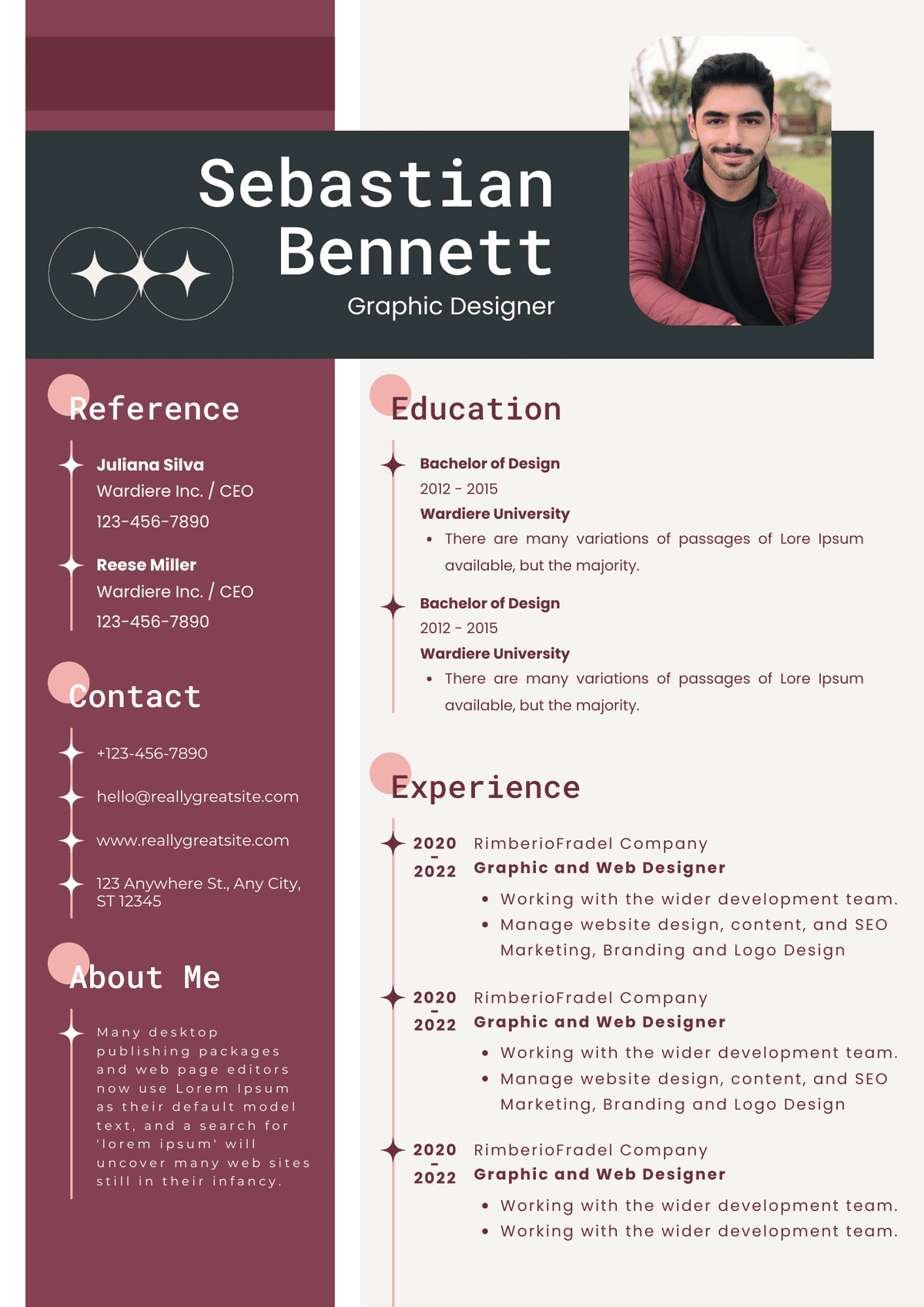 Red_and_Beige_Minimalist_Graphic_Designer_Resume_Template