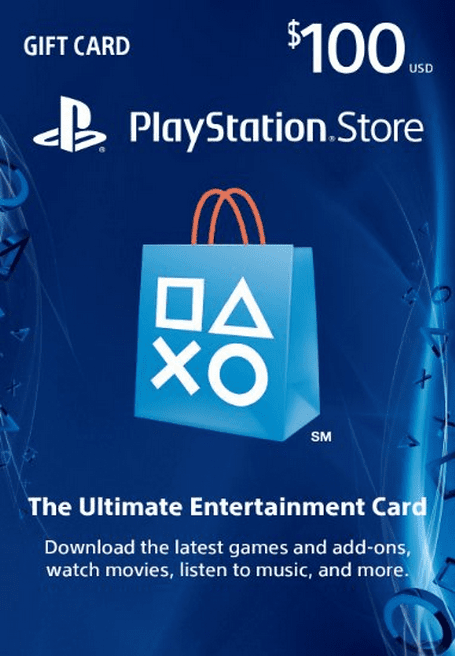 100$ PSN US Card