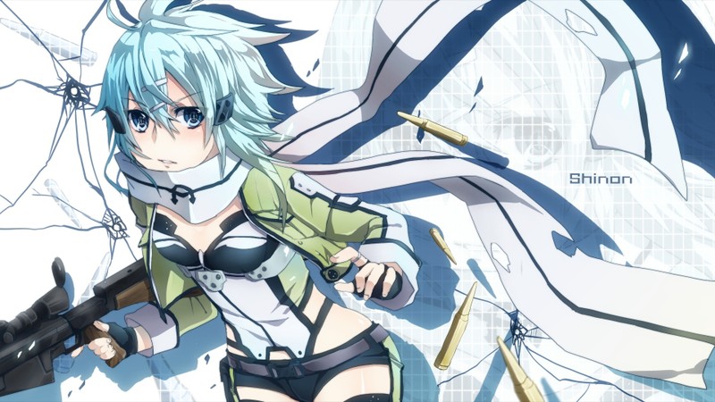 cleavage_gun_gun_gale_online_kirinin_scarf_shinon__sao__sword_art_online_thighhighs_weapon_1920x1080