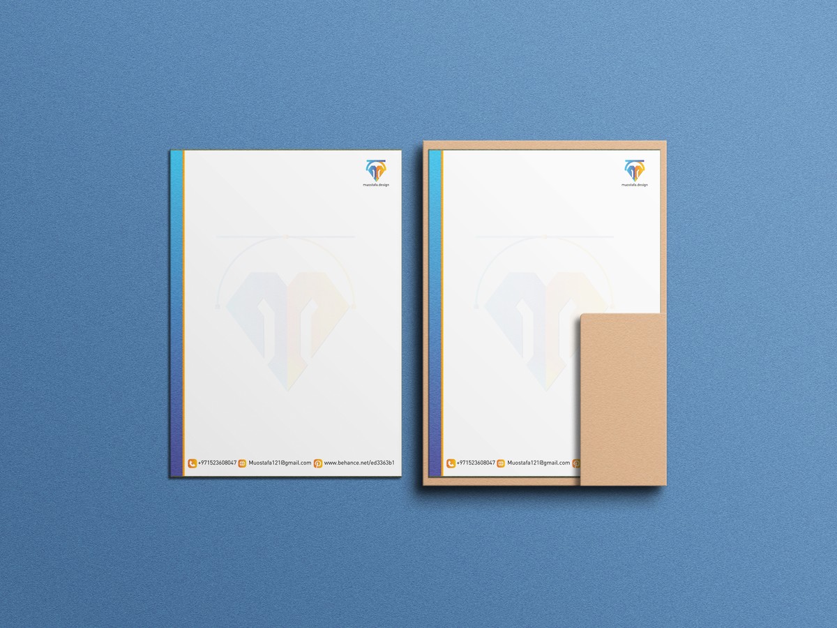   ورق المراسلات letterhead design 