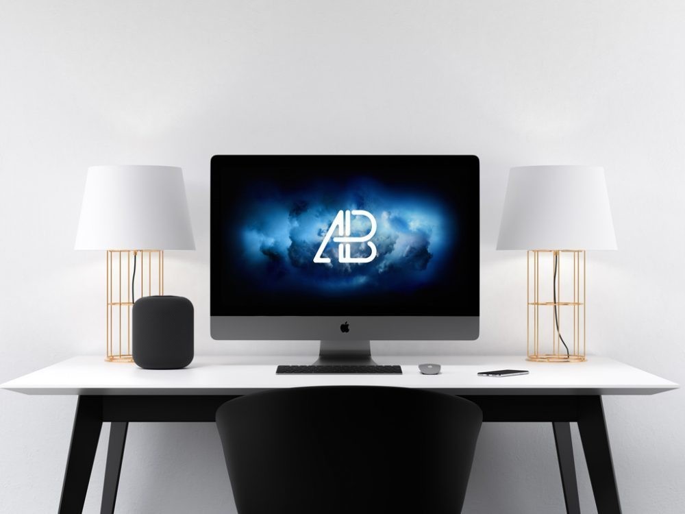 iMac_Pro_on_Home_Desk_Mockup
