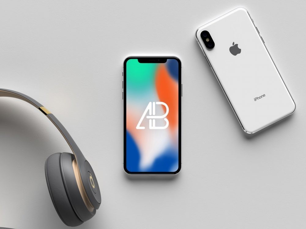 White_iPhone_X__front_and_back__Mockup