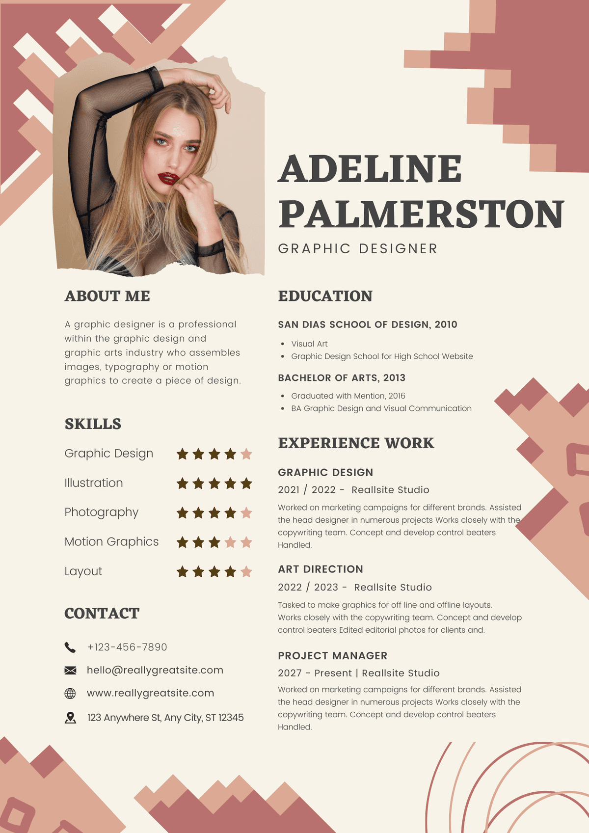 Modern_Abstract_Brown_CV_Resume_Template