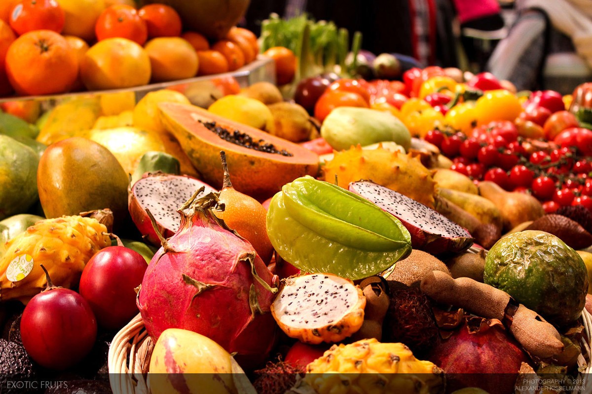 فواكه وخضر مقرمشة