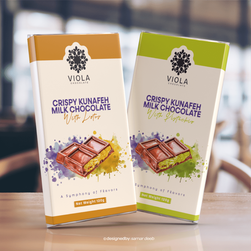 Viola - Dubai Chocolate Bar (Lotus & Pistachio)