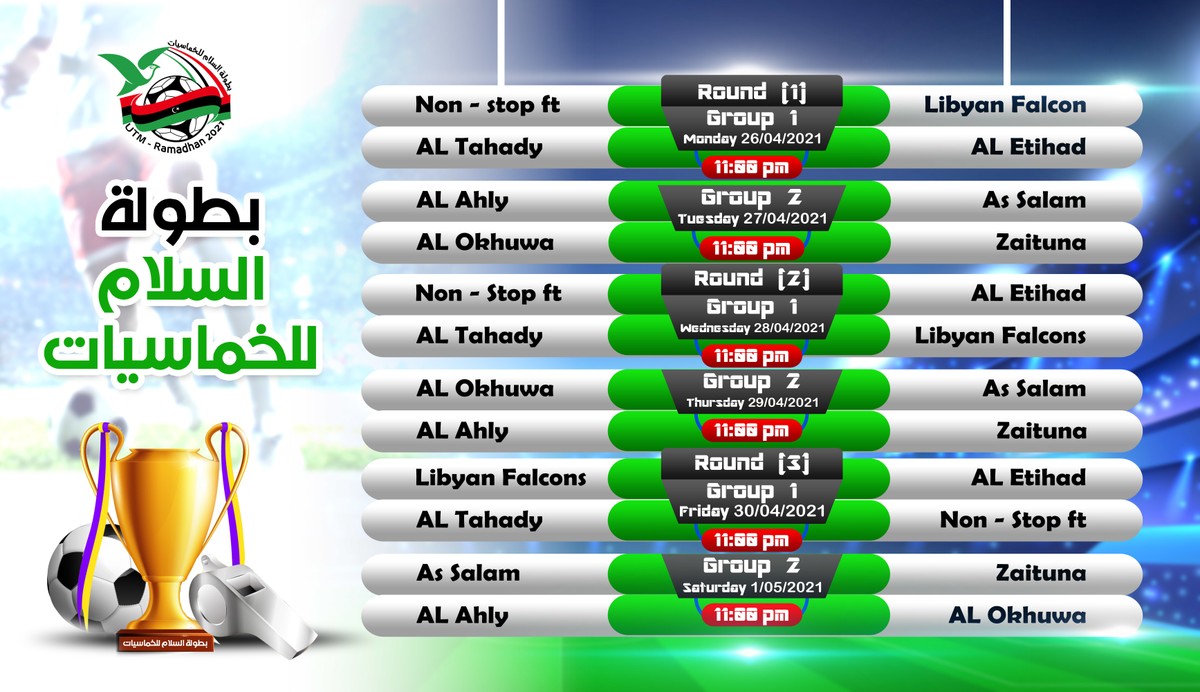 جدول-بطولة-السلام