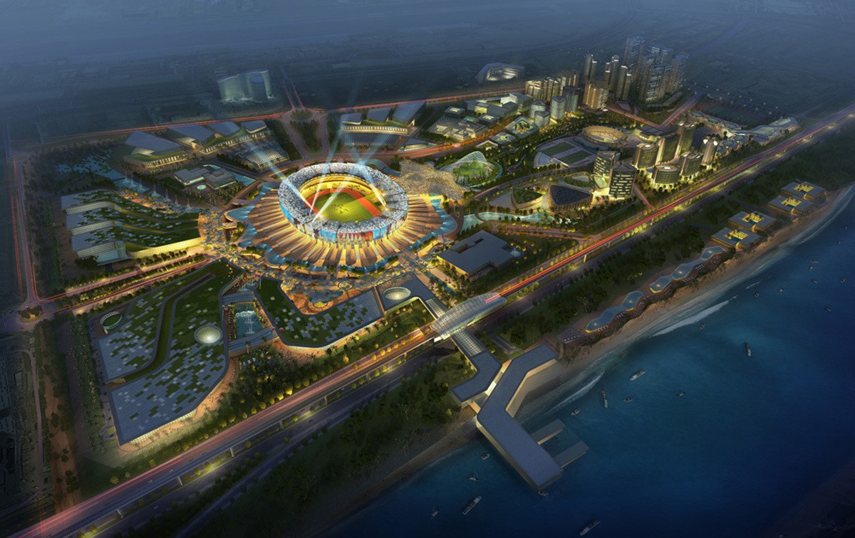 3d-architectural-rendering-zayed-sports-city-night