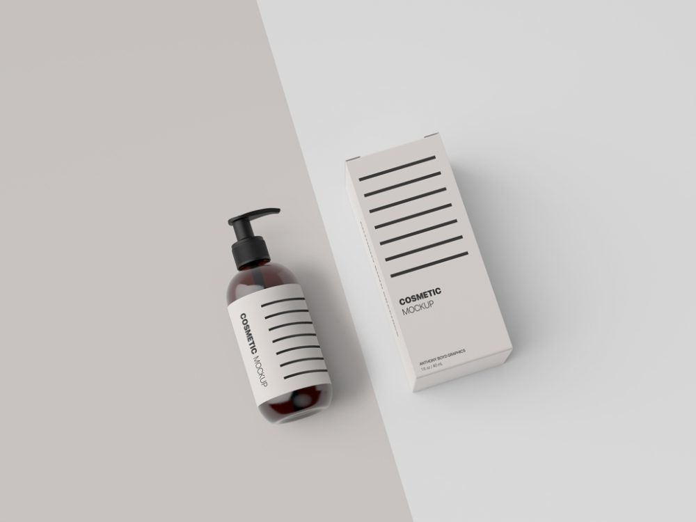 Cosmetics_Bottle_with_Box_Packaging_Mockup
