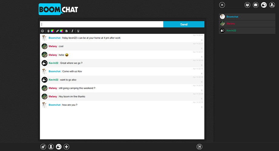 6 - الدردشة بشكل ذا احترافي 