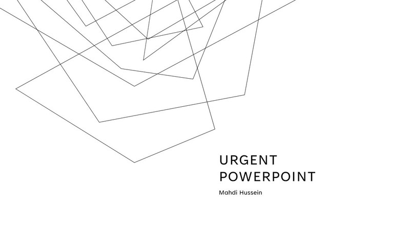 Urgent PowerPoint (PowerPoint sample) - صور