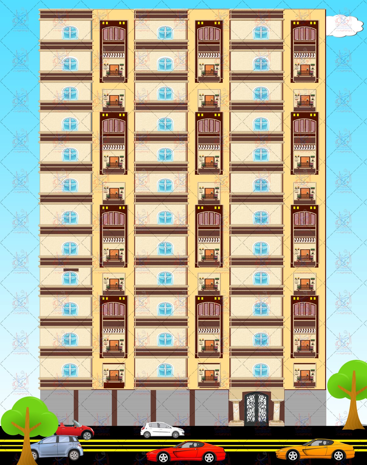 اظهار_معمارى_واجهة_عمارة_متكملة_للنشر