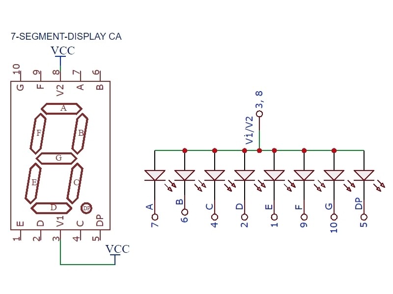 Seven Segment Common Anode