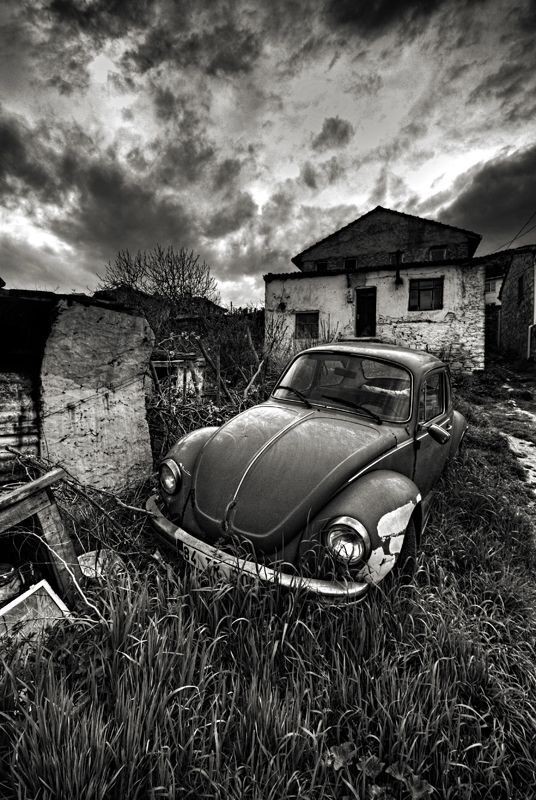 صورة لمشهد رمادي قبل التعديل