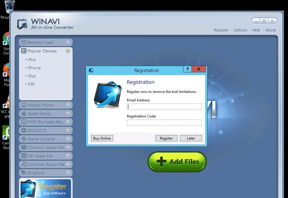 winavi no activer ???