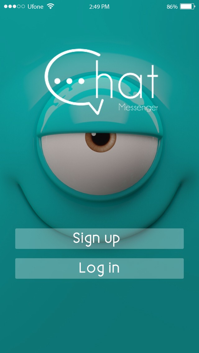 واجهة تطبيق شات