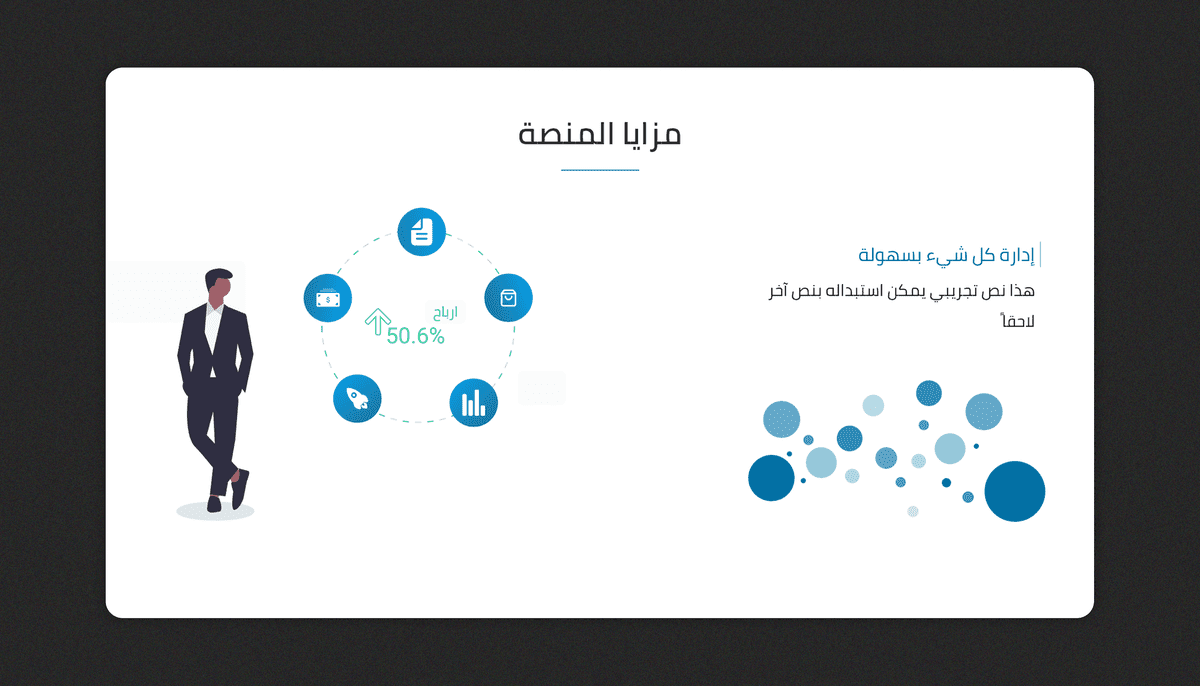 خدمات المنصة