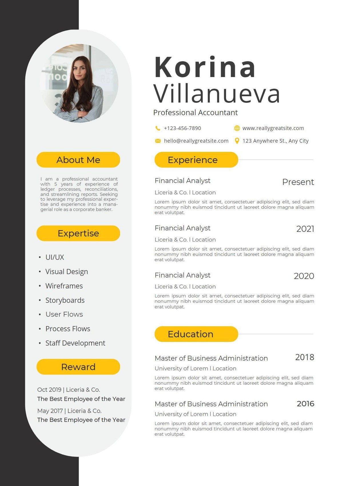 Yellow_Minimalist_Professional_CResume