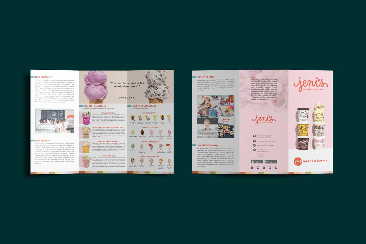 Jeni's Brochure: all faces