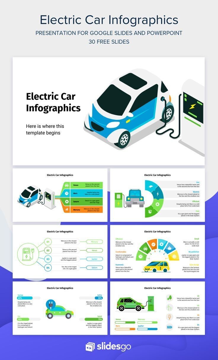 Infographies_de_voitures_électriques___Google_Slides_et_PPT