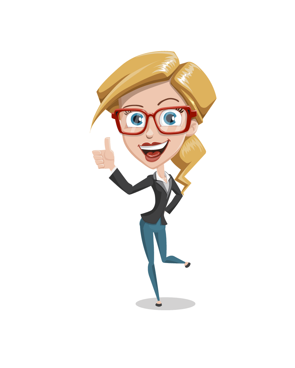 Casual_Business_Girl_Cartoon_Character-03