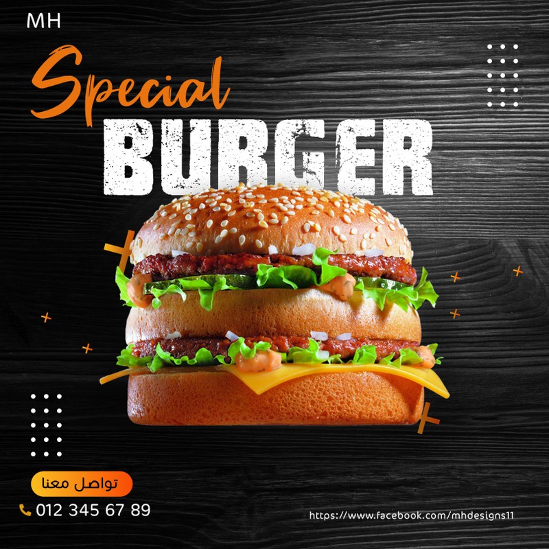 Burger Post Design