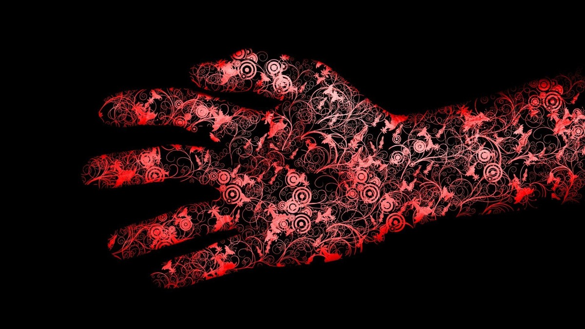wallpaper-black-red-steampunk-desktop-flowers-image-photo
