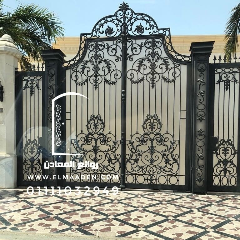 ابواب حديد فورفورجيه وقص ليزر 2018 من أع صور