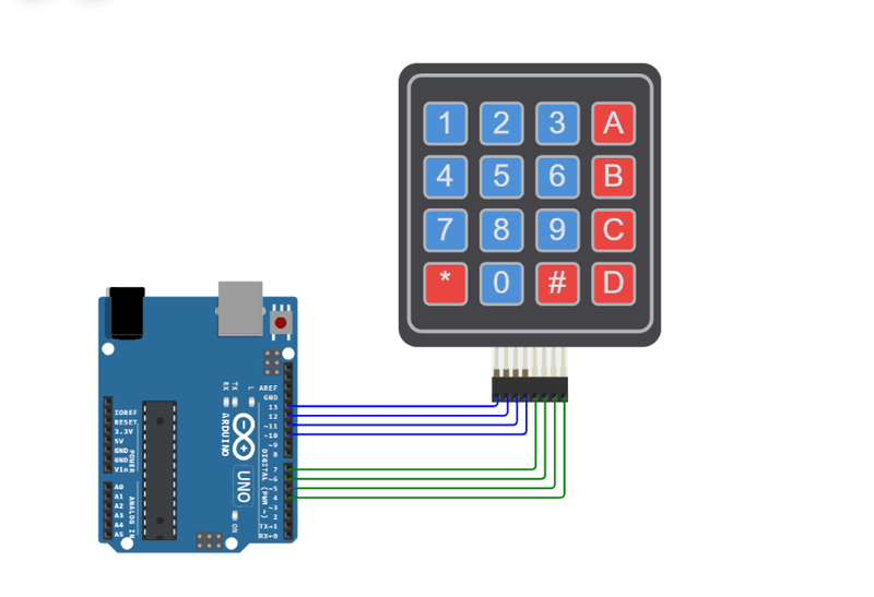 keypad with arduino