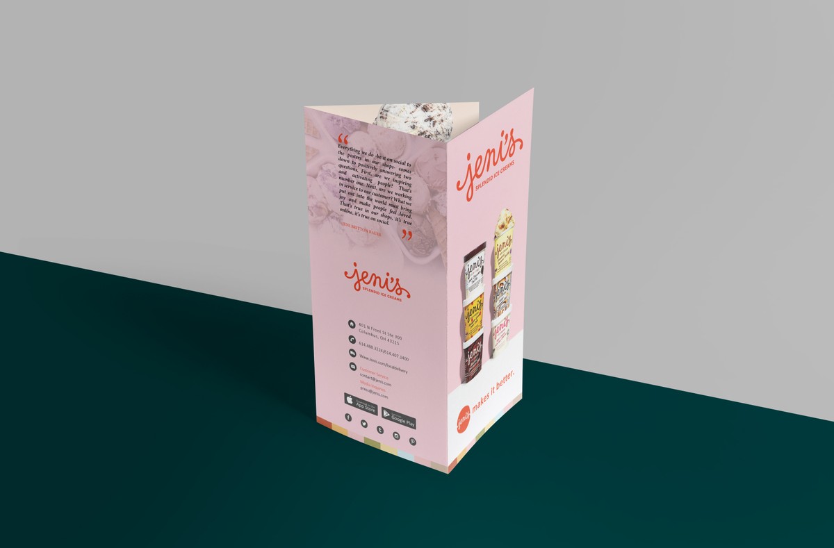 Jeni's Ice Cream Brochure