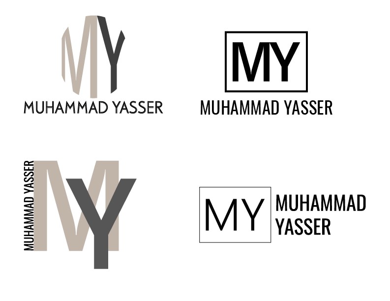 4 تصاميم على خلفية بيضاء