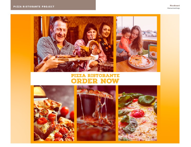 لوحة المزاج المُستلهم منها ألوان الشعار