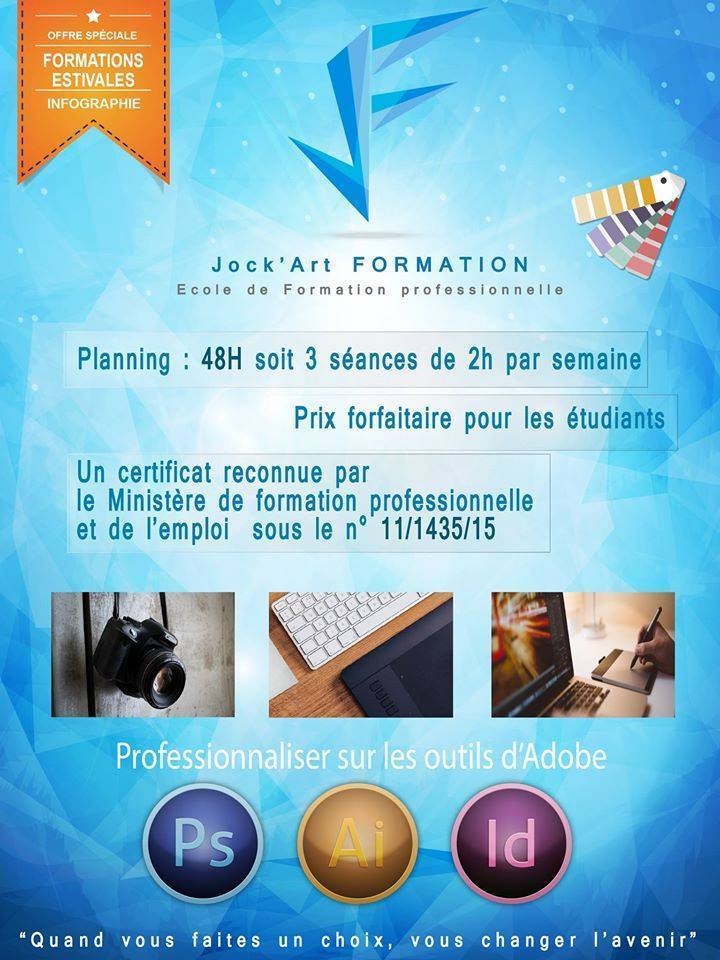 affiche jock'art formation