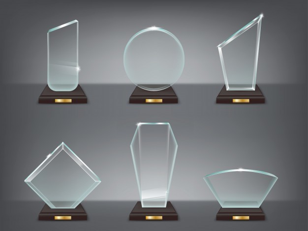 collection-vector-illustration-of-modern-glass-trophies-prizes_1441-209