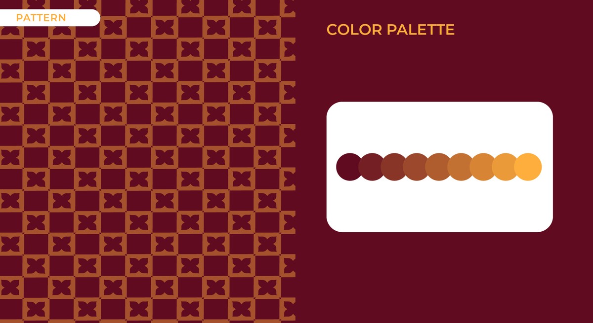 الباترن والألوان