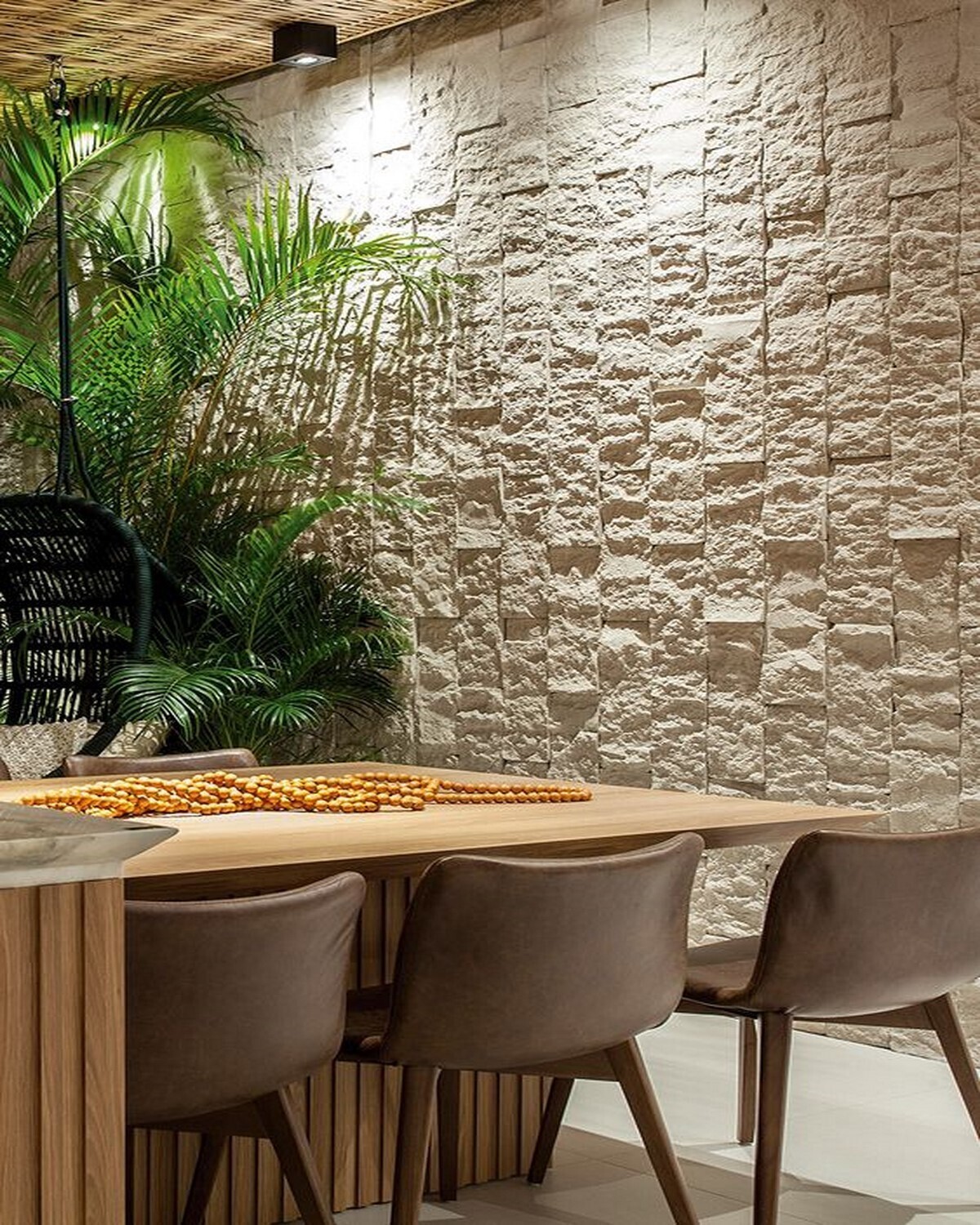 تصاميم_ديكور_حوائط_حجر_مودرن