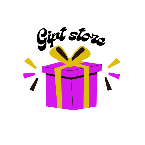 Cartoon_Gift_Box_Shop_Logo_