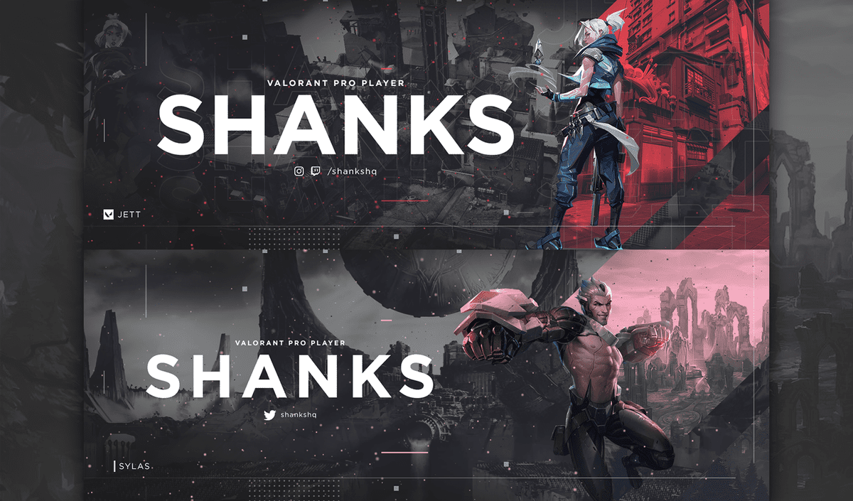 تصميم غلاف فالورانت Valorant Banner