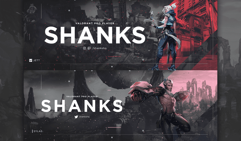 تصميم غلاف فالورانت Valorant Banner